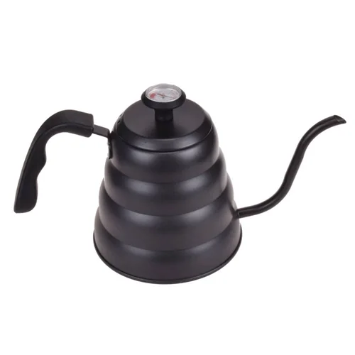 کتل مشکی دماسنج دار استیل